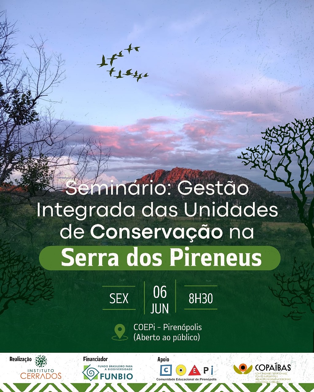 Seminário Gestão Integrada das Unidades de Conservação na Serra dos Pireneus